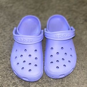 Purple crocs
